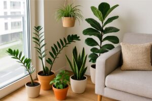 plantas em apartamentos